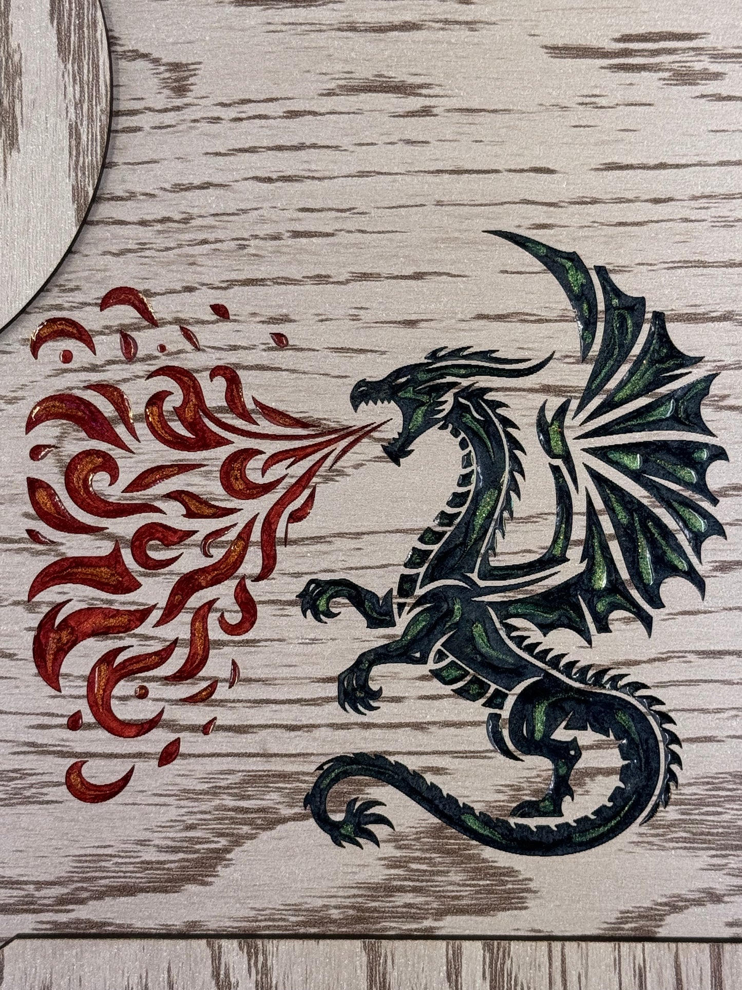 Fire breathing dragon